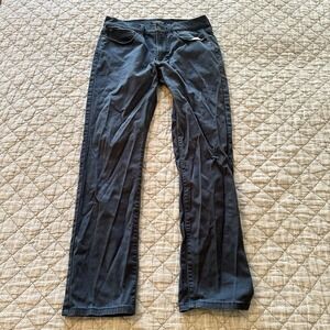 Lucky Brand 121 Slim Straight Pants Mens 32x32 Blue Cotton Stretch Casual